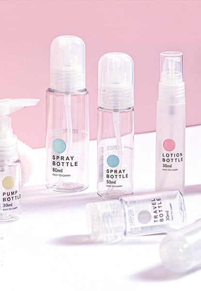 cleaning supply bottles for soap