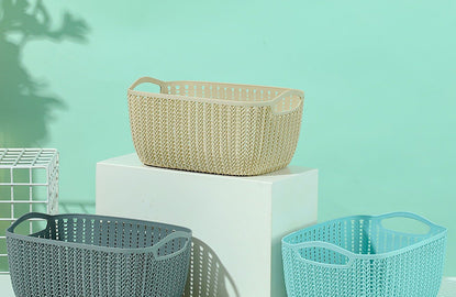 plastic desk organizer baskets