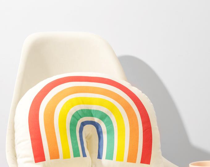 rainbow pillow