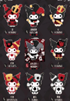 KUROMI Poker Kingdom Series Plush Pendant Blind Box