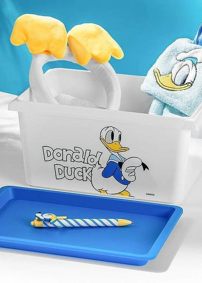 MINISO x Micky Mouse Collaboration product: donald duck hair accessories and stationary
