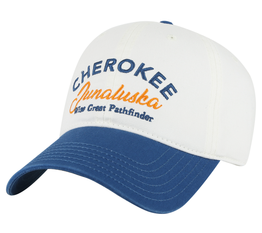 Embroidered Letter Baseball Cap(Blue)