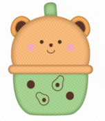 Milk Tea Series PU Stress Relief Toy (1 Pack)(Little Bear)