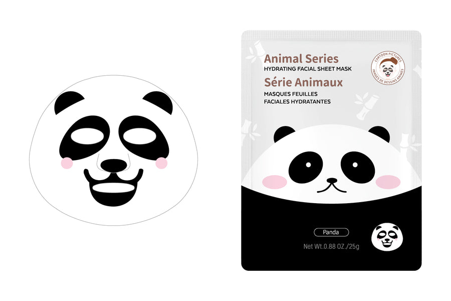 Animal Series Hydrating Facial Sheet Mask(Panda)