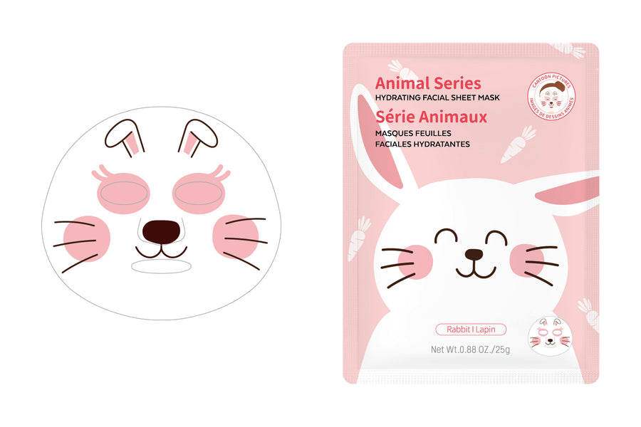 Animal Series Hydrating Facial Sheet Mask(Rabbit)