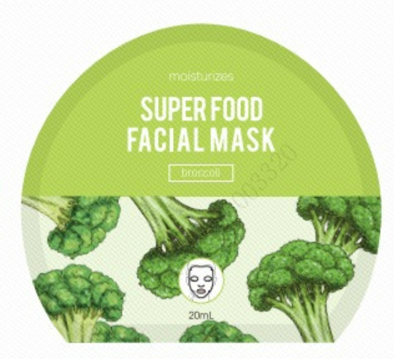 Facial Sheet Mask(Broccoli)