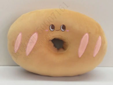 Happy Foods Collection 10in. Bread Napping Pillow