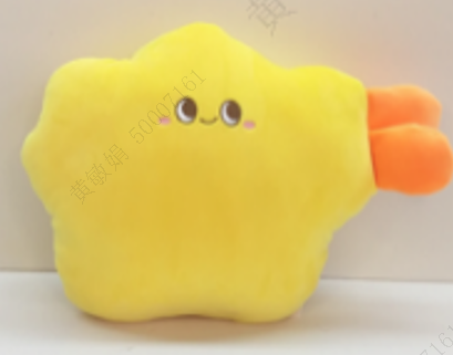 Happy Foods Collection 8in. Fried Shrimp Hand Warmer Pillow