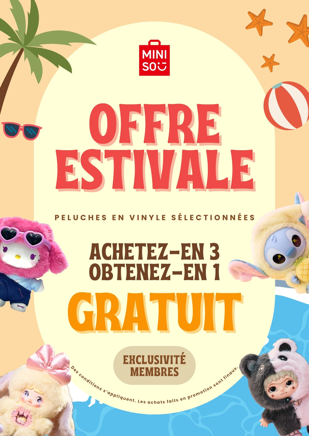 Spécial Été : Promotion Peluches en Vinyle