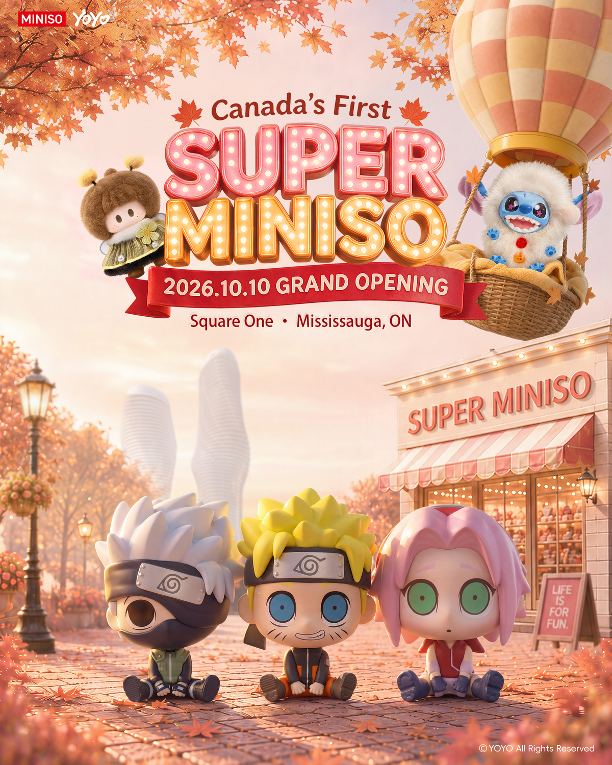 Canada’s First SUPER MINISO Grand Opening (Square One)
