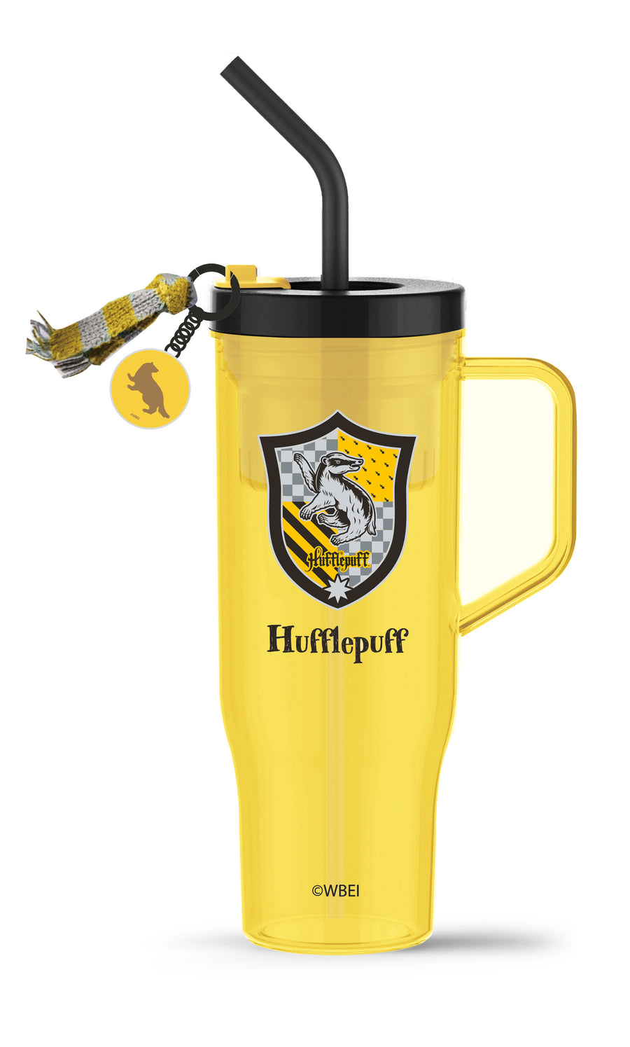 Harry Potter Plastic Tumbler with Straw (1250mL)(Yellow)