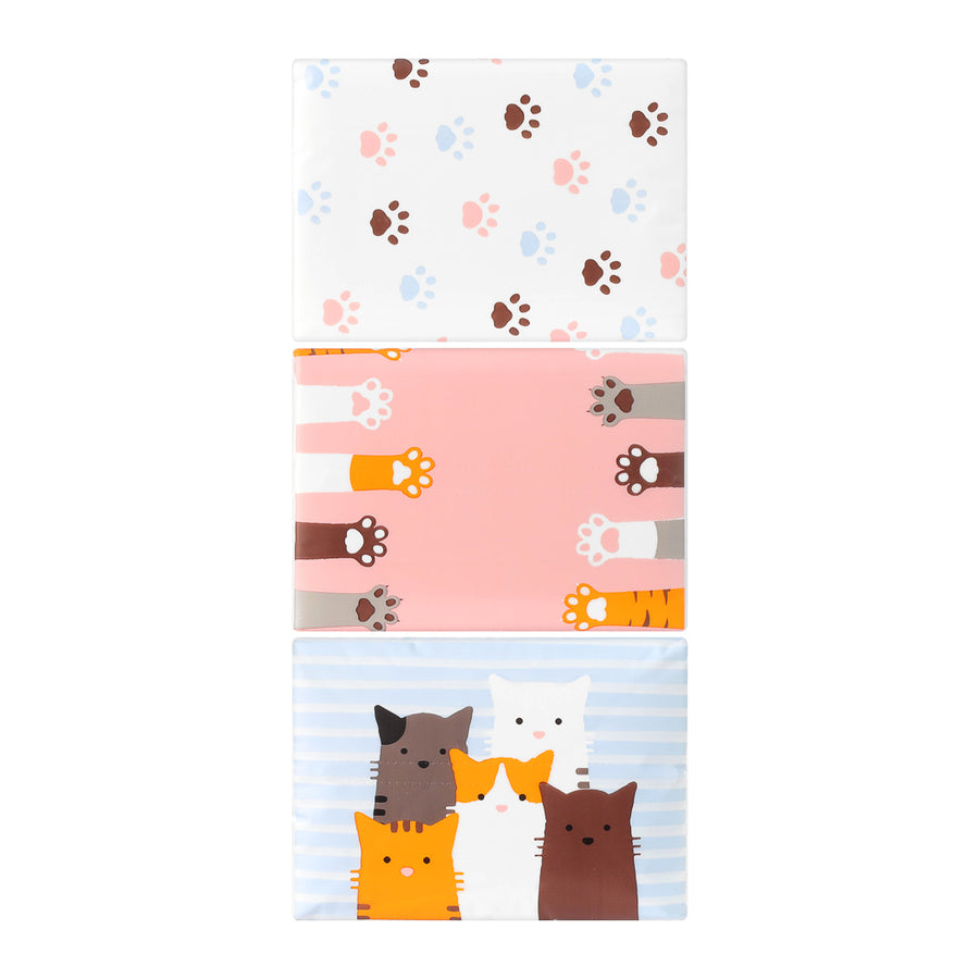 Cartoon Fragrance-Free Tissue(3 Packs)