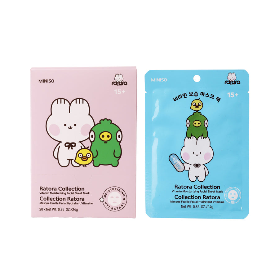 Ratora Collection Vitamin Moisturizing Facial Sheet Mask(B5)