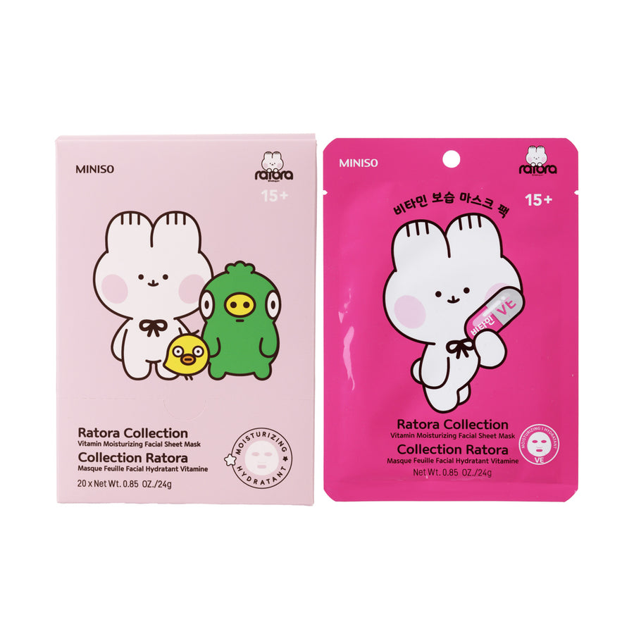Ratora Collection Vitamin Moisturizing Facial Sheet Mask(VE)
