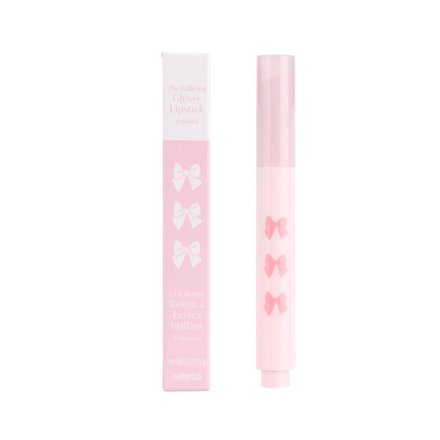 The Ballerina Glossy Lipstick(05 Reddish)