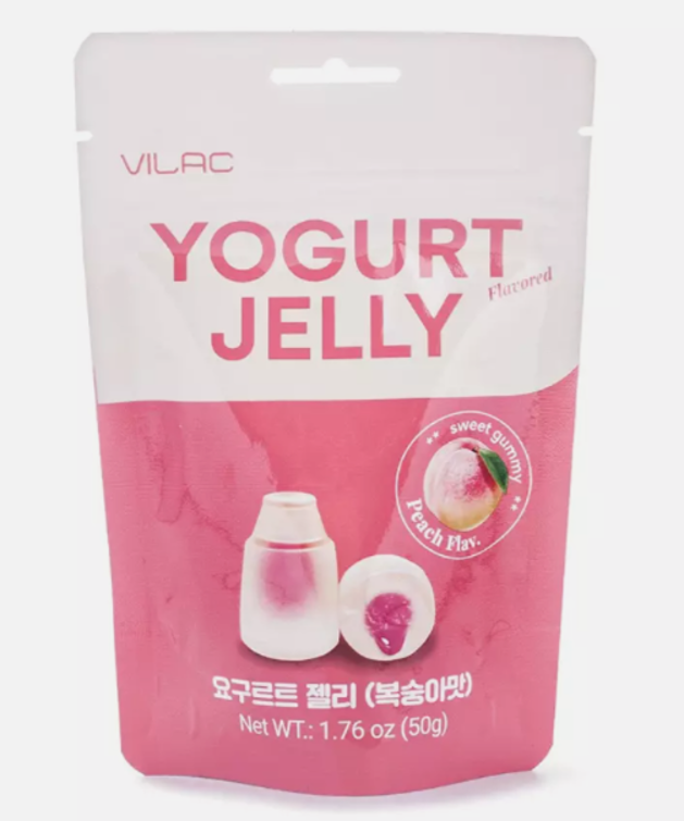 USA: VILAC Jelly Yogurt Peach 1.76oz
