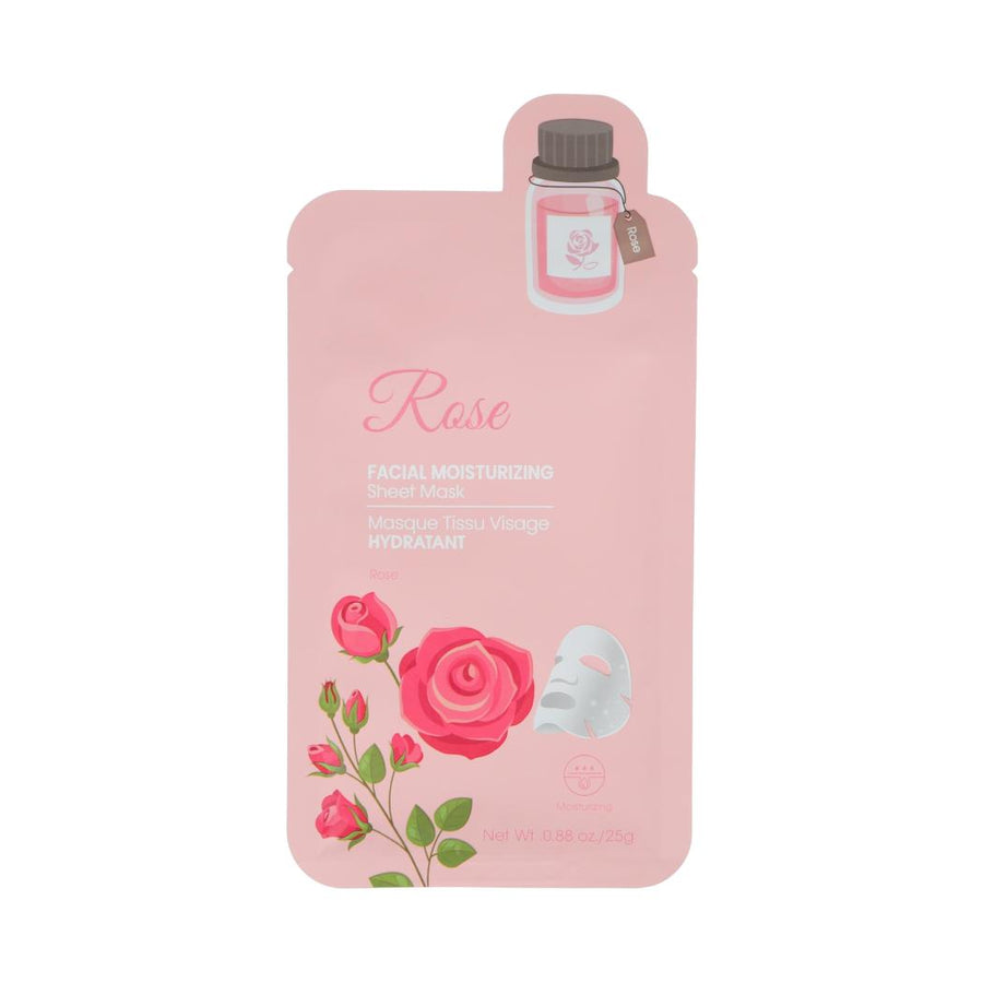 Facial Moisturizing Sheet Mask (Rose)