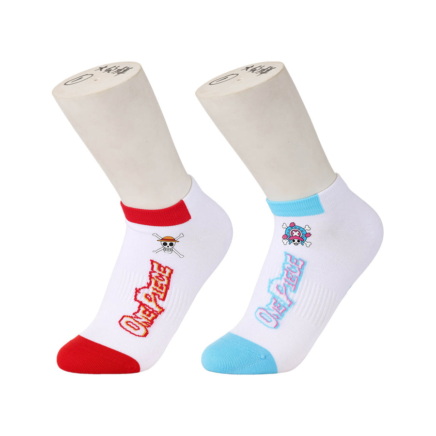 One Piece Classic Collection Letter Ankle Socks