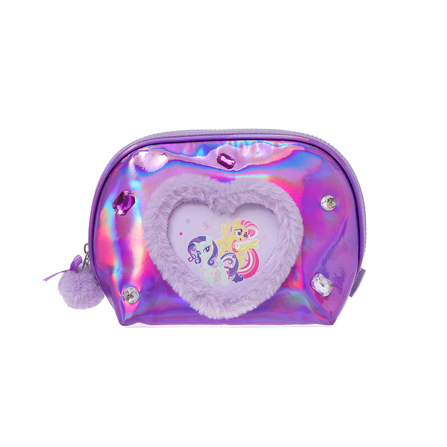 My Little Pony Collection Shell-Shaped Cosmetic Bag (Purple)