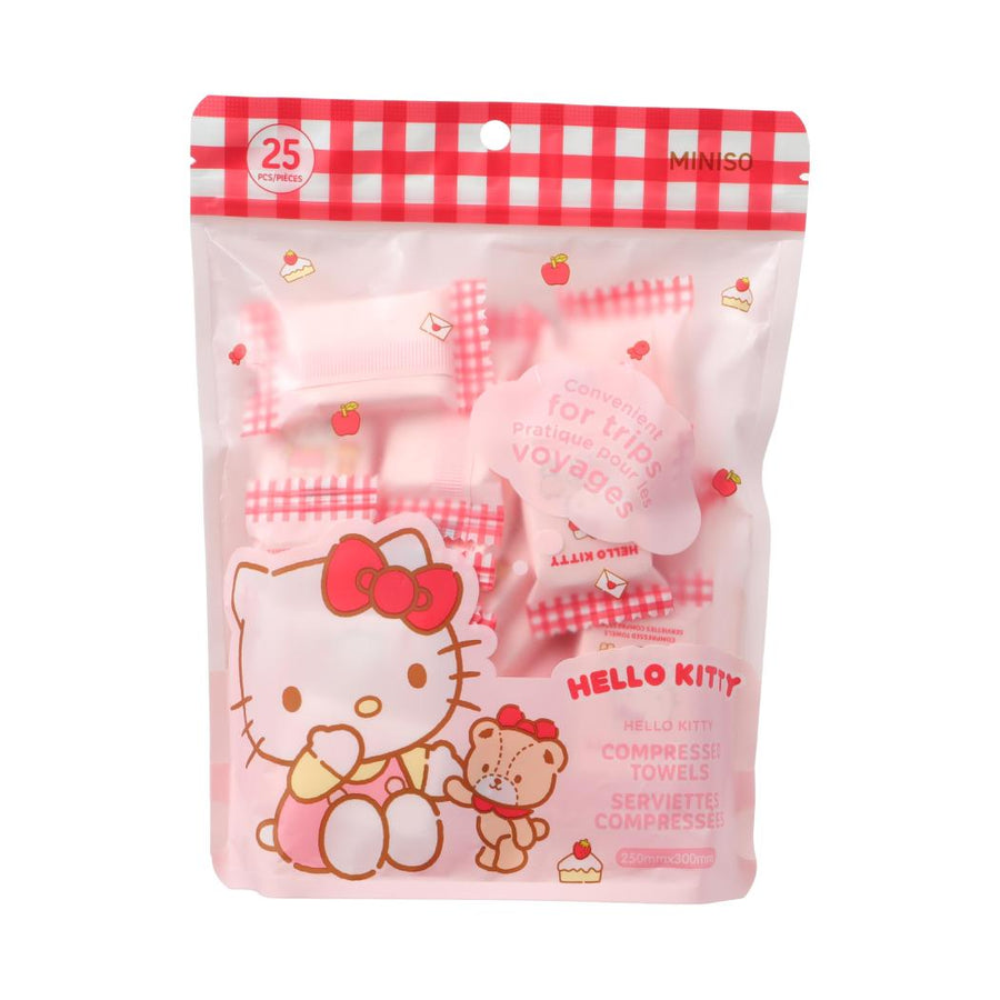 Hello Kitty Compressed Towels (25 pcs)