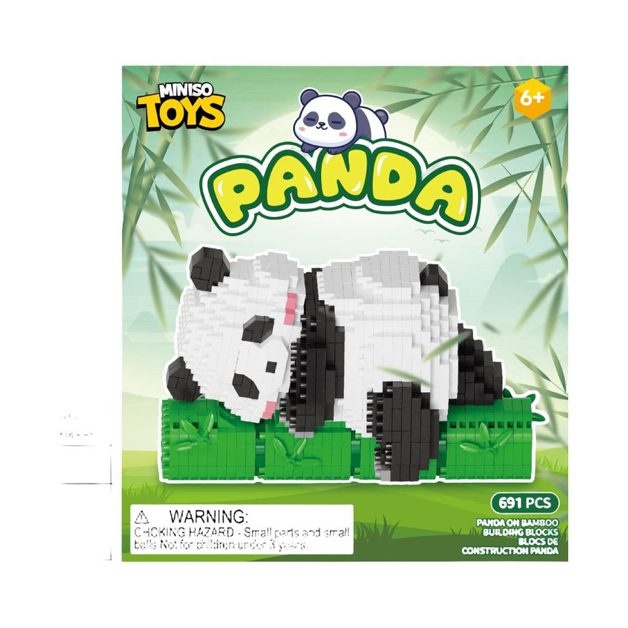 Panda on Bamboo Building Blocks 16484