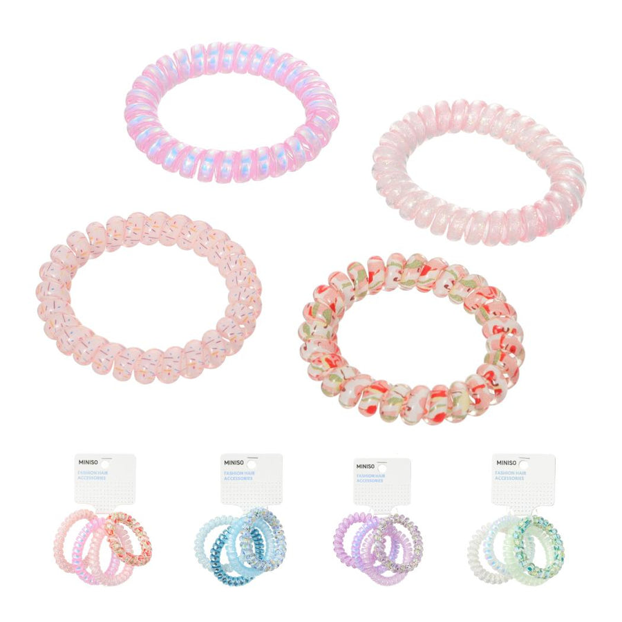 Spiral Hair Ties (4 pcs)