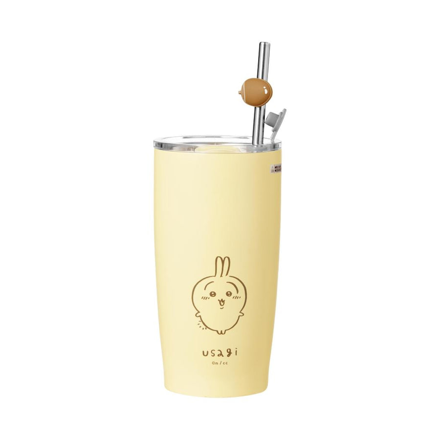 Chiikawa Collection Stainless Steel Tumbler with Straw 550mL (Usagi)
