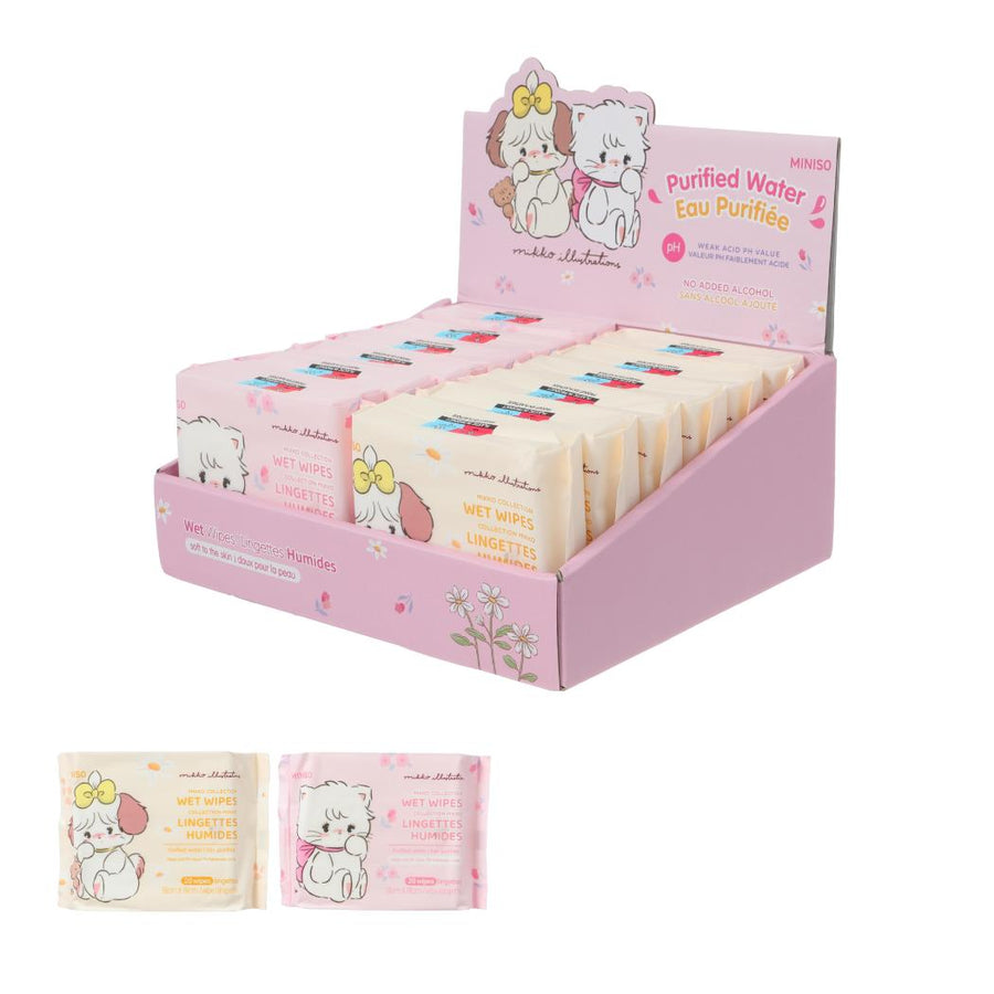 MIKKO Collection Wet Wipes (20 Wipes)