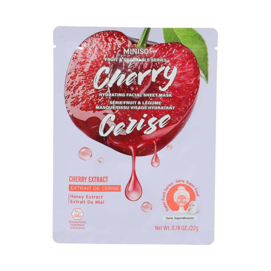 Fruit & Vegetable Series Cherry Hydrating Facial Sheet Mask