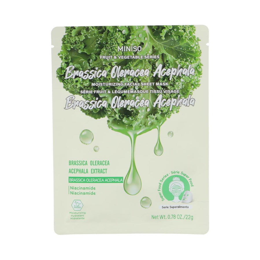 Fruit & Vegetable Series Brassica Oleracea Acephala Moisturizing Facial Sheet Mask
