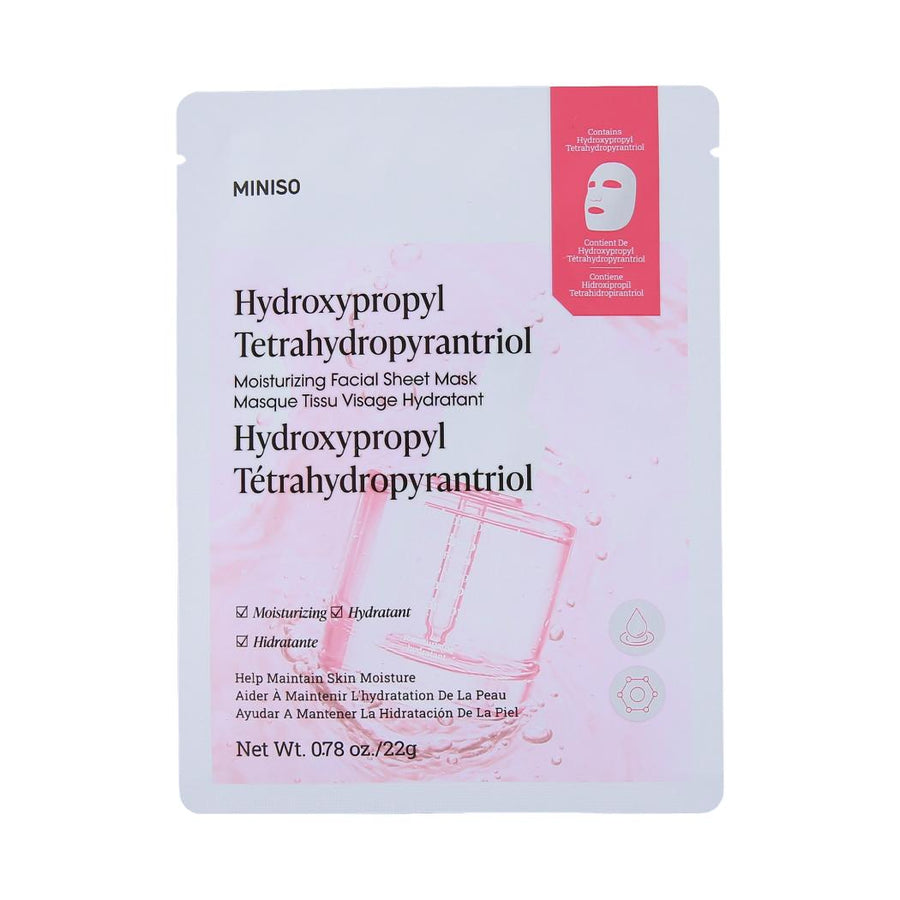 Hydroxypropyl Tetrahydropyrantriol Moisturizing Facial Sheet Mask