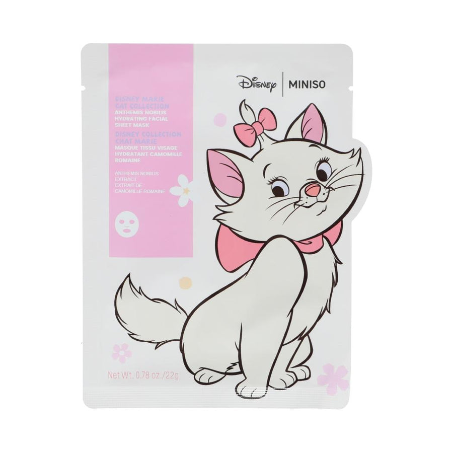 Disney Marie Cat Collection Anthemis Nobilis Hydrating Facial Sheet Mask
