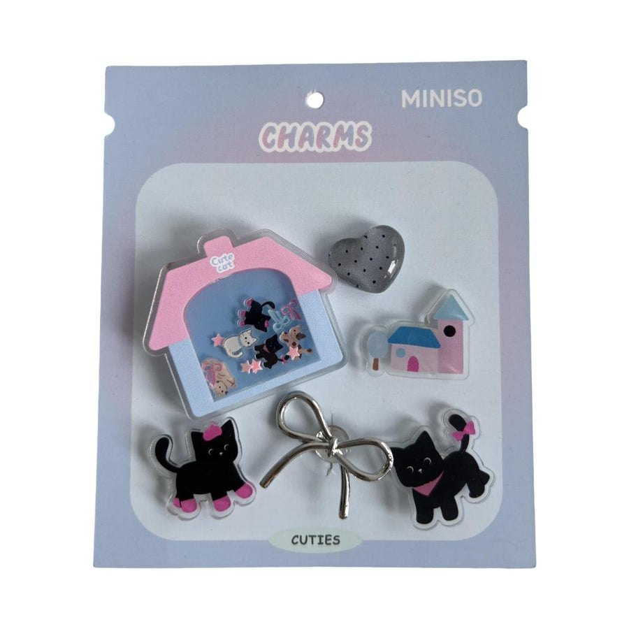 Kitten House Shaker Charms