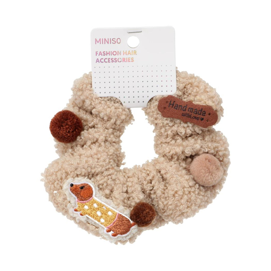 Fluffy Fantasy Series  Sausage Dog Hair Scrunchie