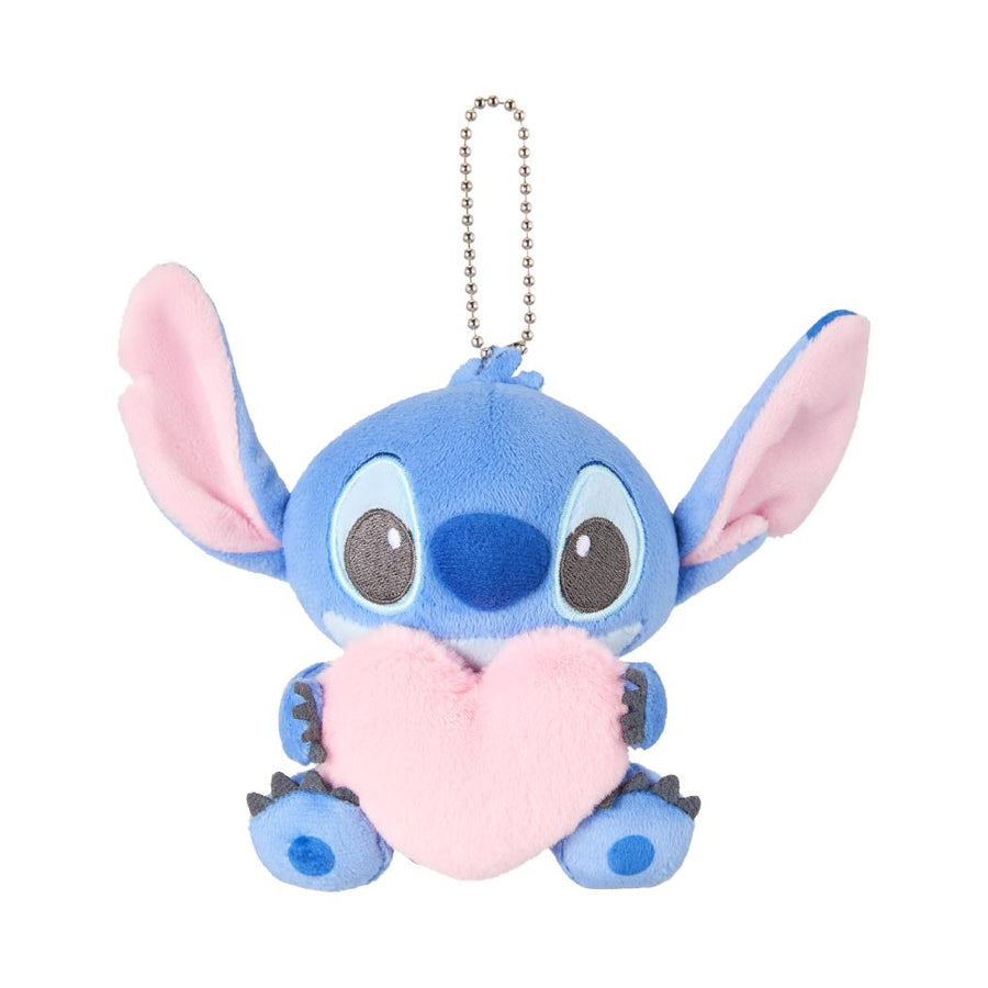 Disney Stitch Collection Holding-Heart Plush Pendant (Stitch)