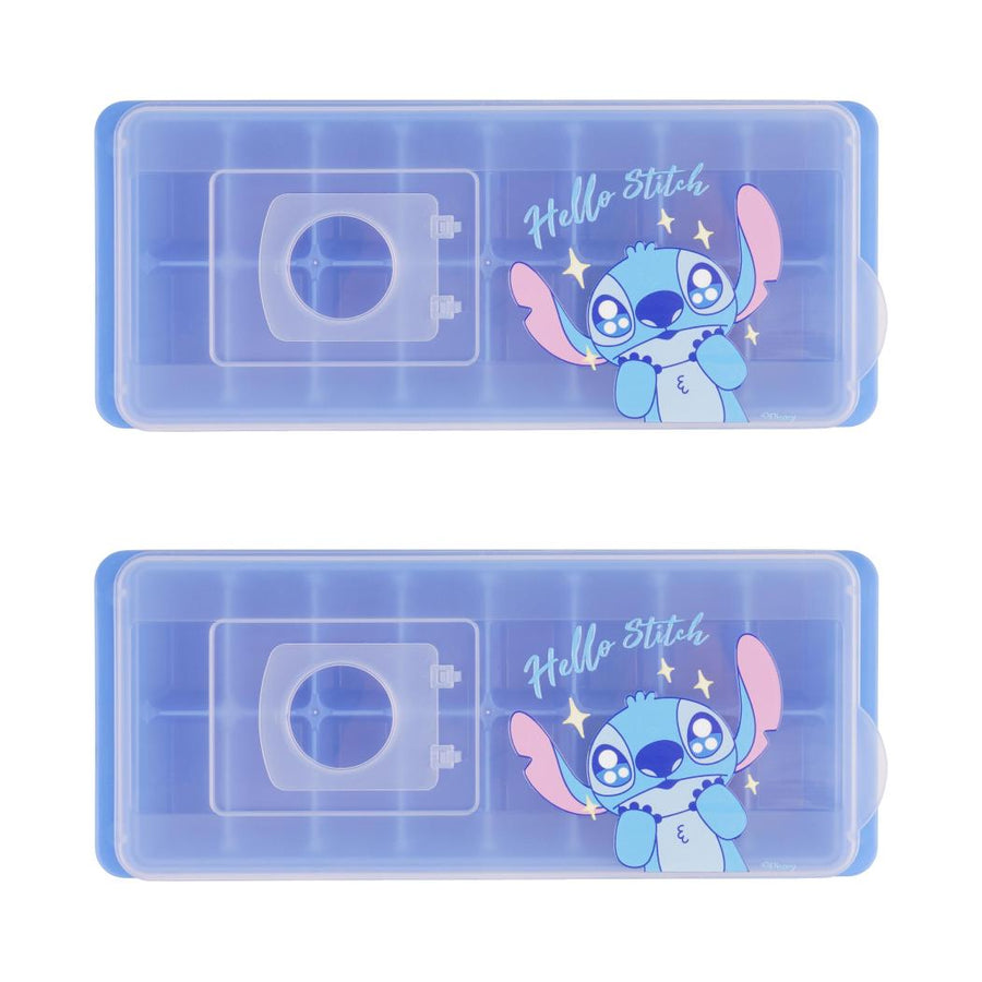 Disney Stitch Dinner Party Collection Ice Cube Trays (16 Cubes*2 Trays)