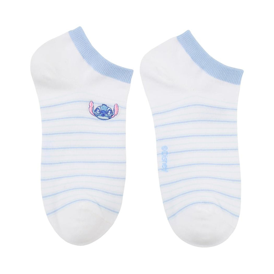 Disney Stitch Dinner Party Collection Ankle Socks (1 Pair)(Embroidery)