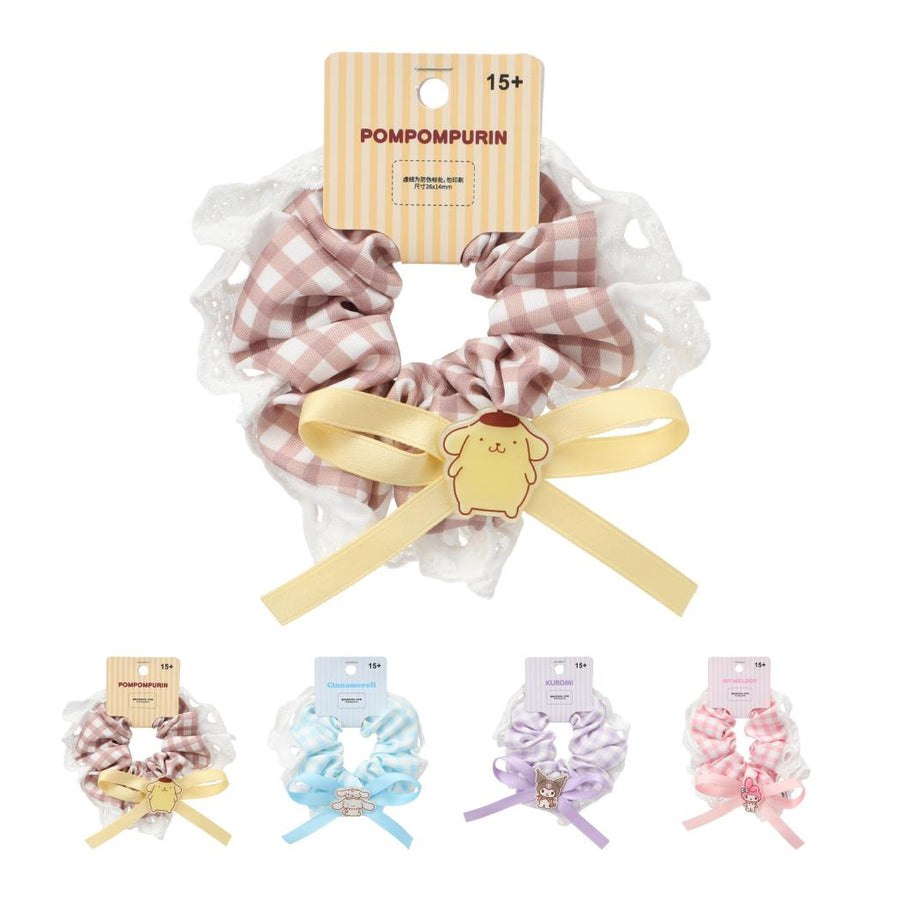 Sanrio characters Plaid Series Hair Scrunchie