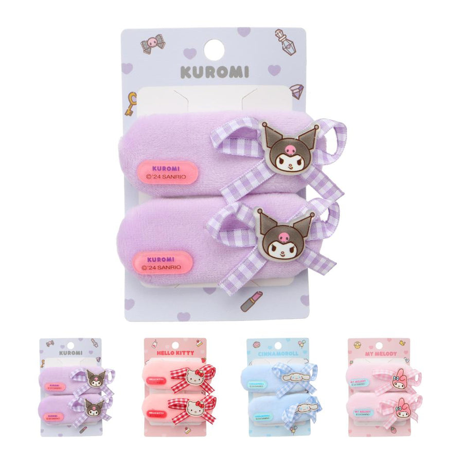 Sanrio characters Plush Series Hair Clips (2 pcs)