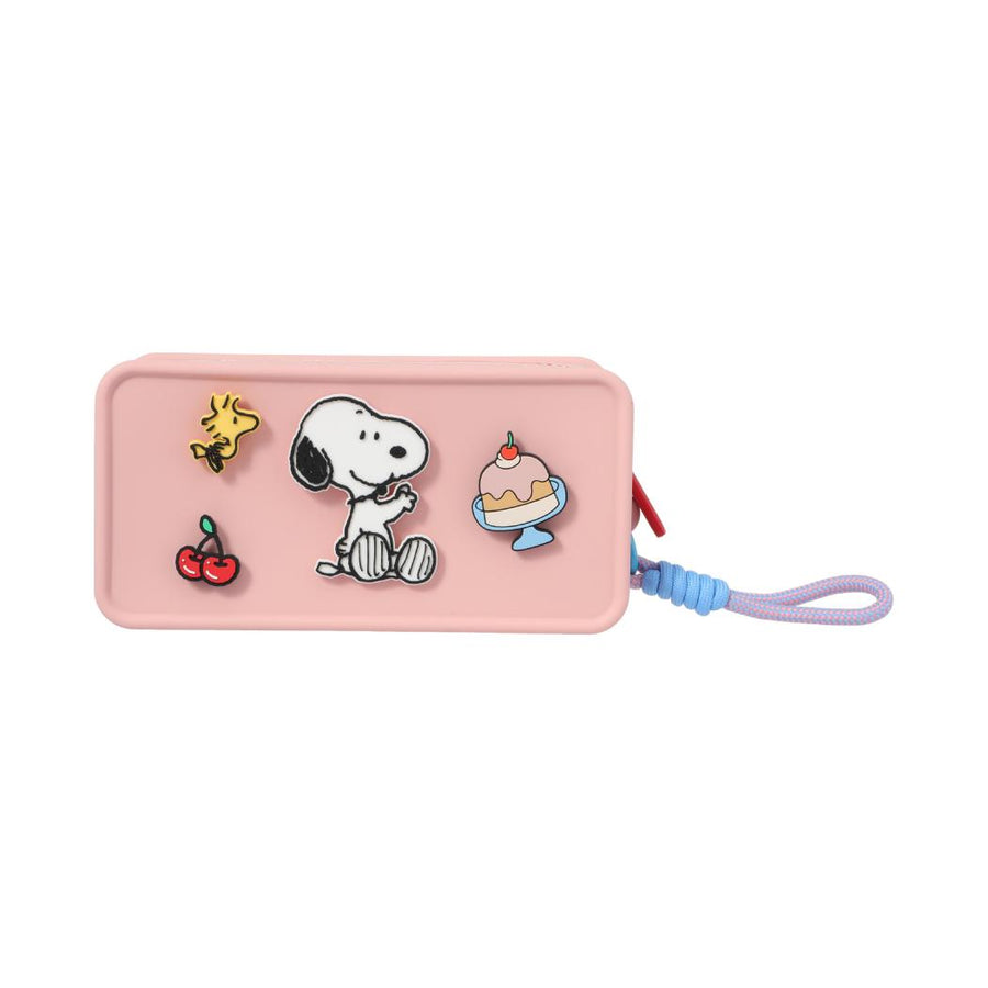 Snoopy Collection Silicone Cosmetic Bag (Pink)