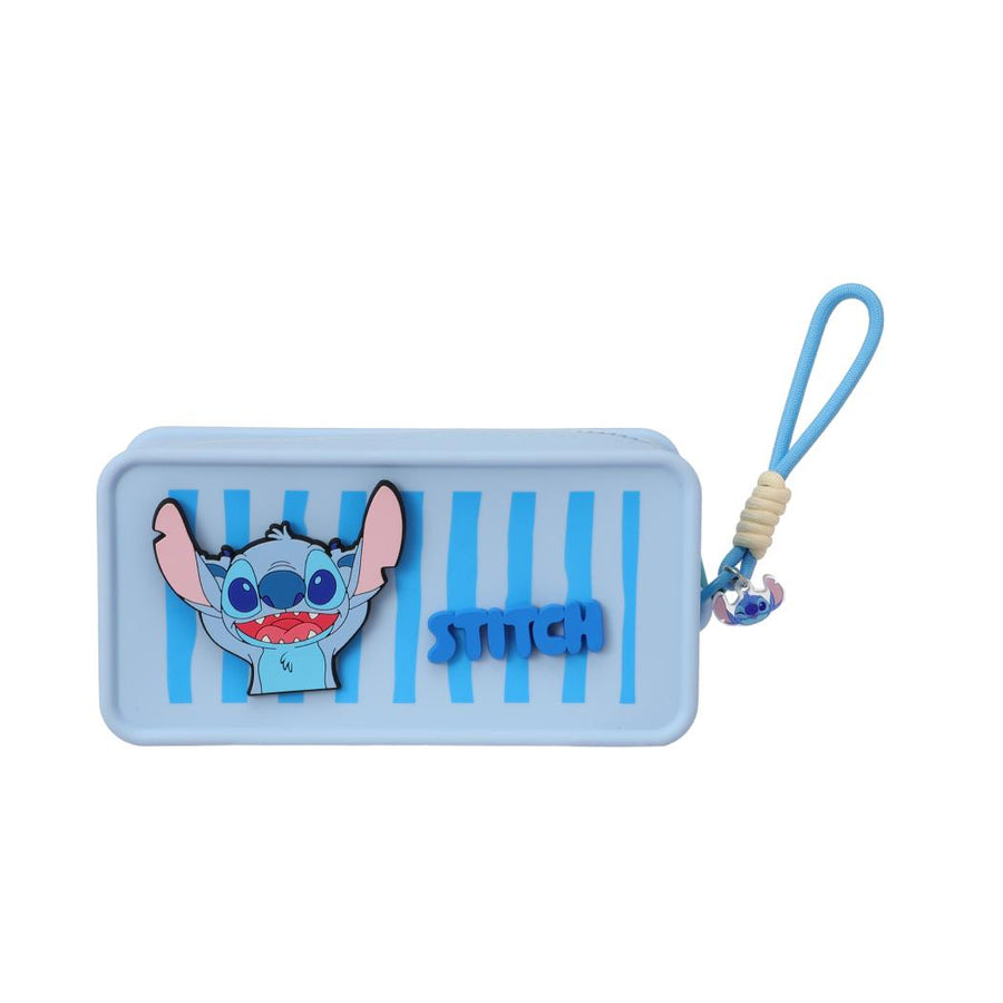 Disney Lilo & Stitch Collection Silicone Cosmetic Bag(Stitch,Blue)