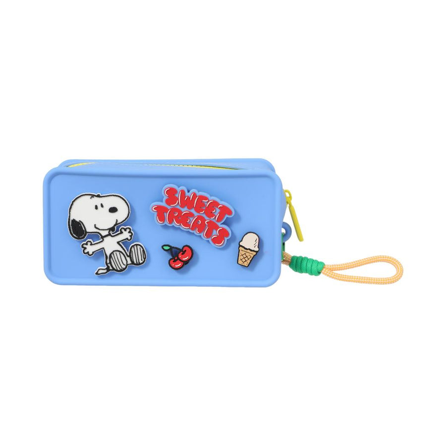 Snoopy Collection Silicone Cosmetic Bag (Blue)