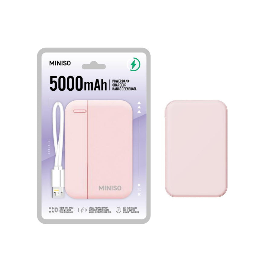 5000mAh Power Bank Model: M23(Pink)