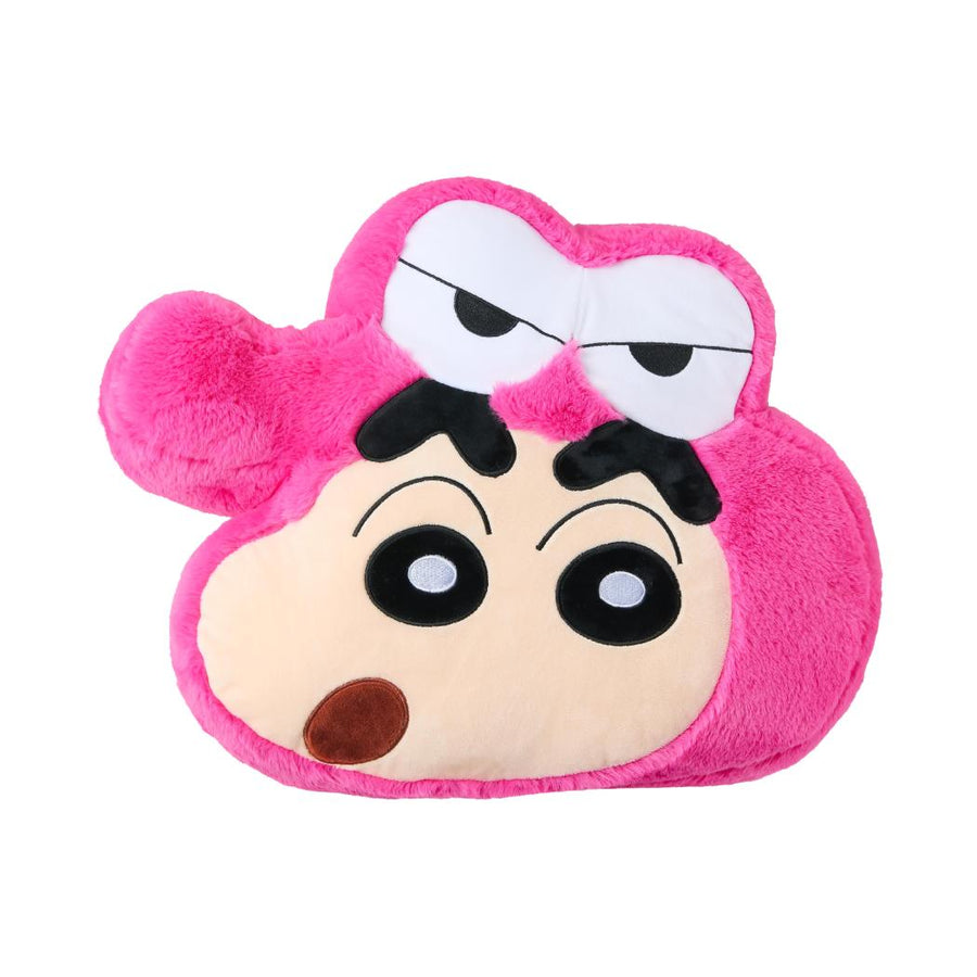Crayon Shinchan Super Costume Adventure Collection 16in. Head-Shape Pillow(Waniyamasan)