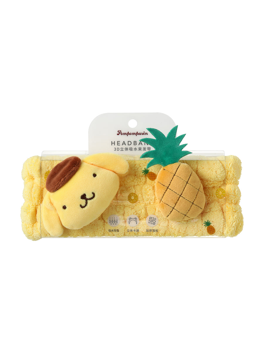 Pompompurin Cartoon Absorbent Hair Band (Extra Thick)