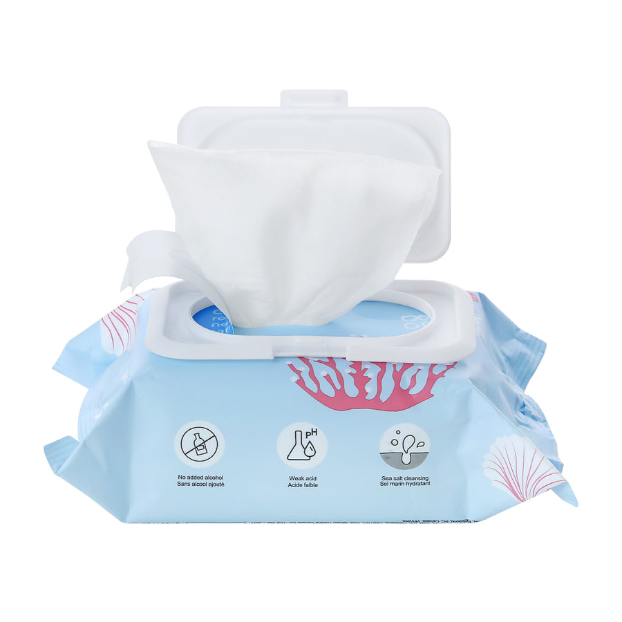 Sea Salt Mint Makeup Remover Wipes (35 Wipes)