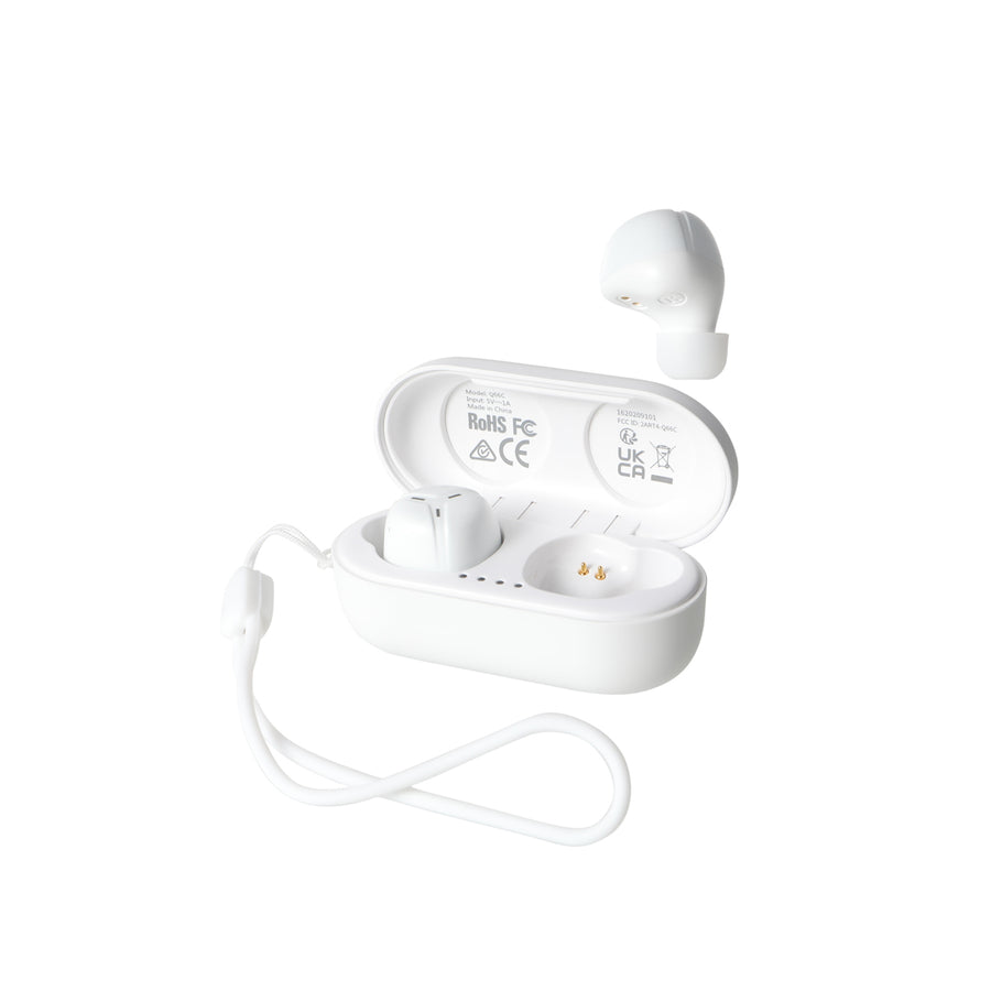 IPX7 Waterproof TWS Earphones  Model: Q66C (White)