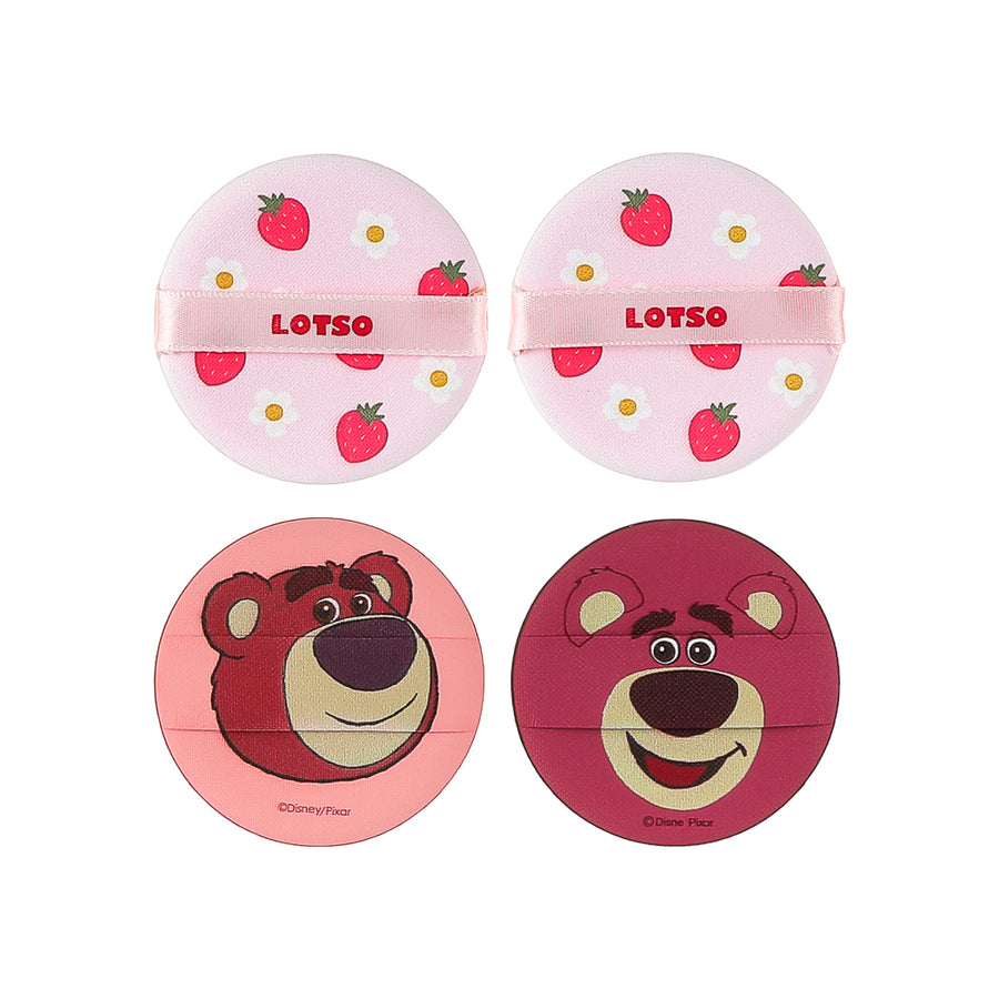 Lotso Collection Dual Use Powder Puffs (4 pcs)
