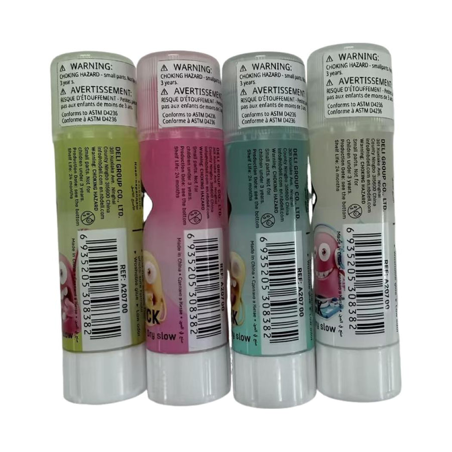 Cartoon Glue Stick 8g (4 Assorted Designs)