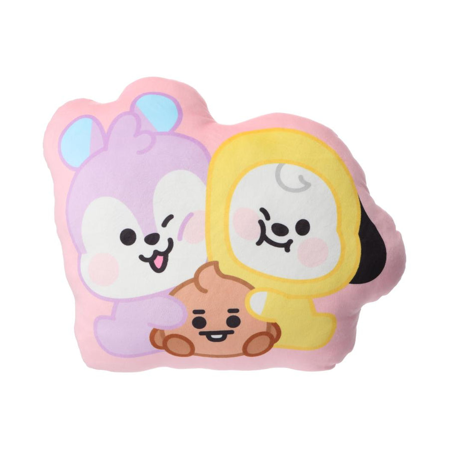 BT21 BABY Collection 16in. Figure Pillow(CHIMMY, SHOOKY, MANG)